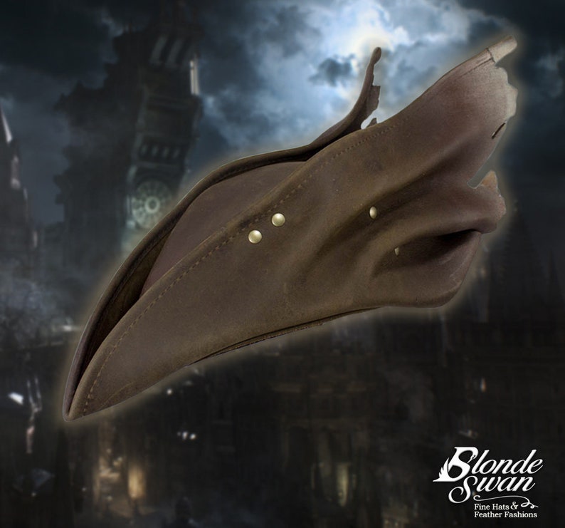 Brown Bloodborne-Inspired Hat image 1