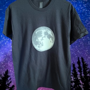 Glow In The Dark Full Moon Shirt