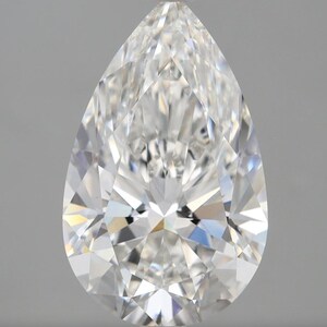 4.47 CT Pear Brilliant Cut Lab Grown Diamond G VS1 | Unique Loose Diamond for Wedding Jewelry & Fine Rings