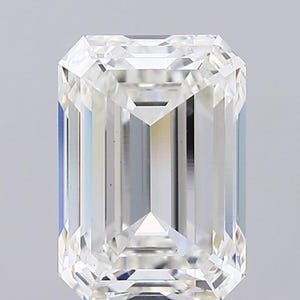 5 ct Emerald Cut Diamond G Color VS1 Clarity – Lab-Grown Diamond for Engagement Ring Wedding Jewelry Valentine&#39;s Gift