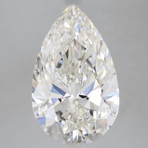 4.53 CT Pear Cut G VS1 Lab Grown Diamond | Perfect for Bespoke Engagement Rings & High-End Bridal Jewelry