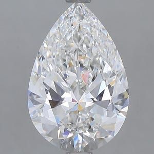 2.04 CT Pear Lab-Grown Diamond – E VVS2 – Certified, Ethical & Affordable – Excellent Cut Loose Stone for Wife’s Wedding Ring