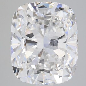 4.61 CT Cushion Cut F SI1 Lab Diamond | Sparkling Loose Diamond for Custom Bridal & Engagement Rings