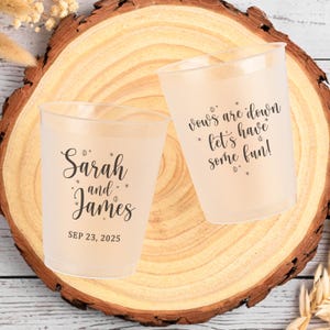 Bicchieri di plastica personalizzati da 12/16 once per matrimonio, bicchieri di plastica personalizzati, bomboniere per matrimonio, bomboniere per matrimonio per animali domestici, bomboniere con bicchieri di plastica personalizzati