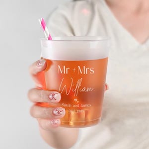 Bicchieri di plastica personalizzati da 12/16 once per matrimonio, bicchieri di plastica personalizzati, bomboniere per matrimonio, da avere e da tenere, bicchieri di plastica personalizzati