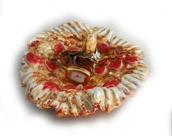 Ring Dish, ceramic Pottery Dish, trinket bowl, gifts under 20-Ring Bowl, Ring Holder,  Ceramic Jewelry Dish,  Pottery Ring Holder,  84
