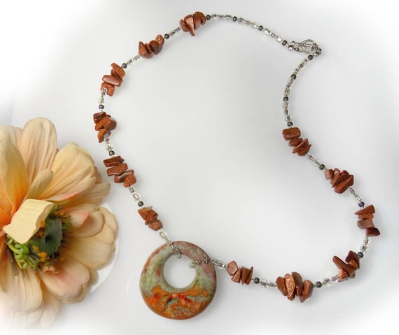 Beaded Necklace - Donut Beaded Necklace - Donut