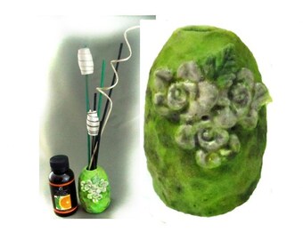 Diffusore decorativo, diffusore di olio essenziale, diffusore fatto a mano, diffusore ceramico, arredamento per il corpo e il bagno, bottiglia di olio profumato, #37