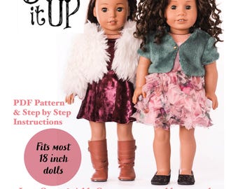 18-Inch Doll Fur Coat Sewing Pattern – The Bertha Coat (PDF Pattern)