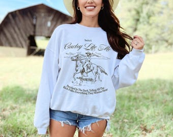 Cowboy Like Me Crewneck Sweatshirt | Swift Merch