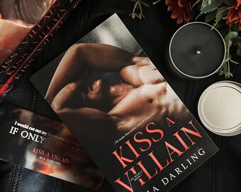 Kiss A Villain Signed Paperback + Swag | Model Cover