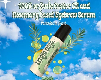 Sérum roll-on para el crecimiento de las cejas - 100% orgánico y natural