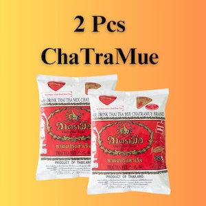 ChaTraMue ナンバーワンブランド オリジナルレッドラベルタイティー 2袋入り 400g (14オンス) タイティー 送料無料