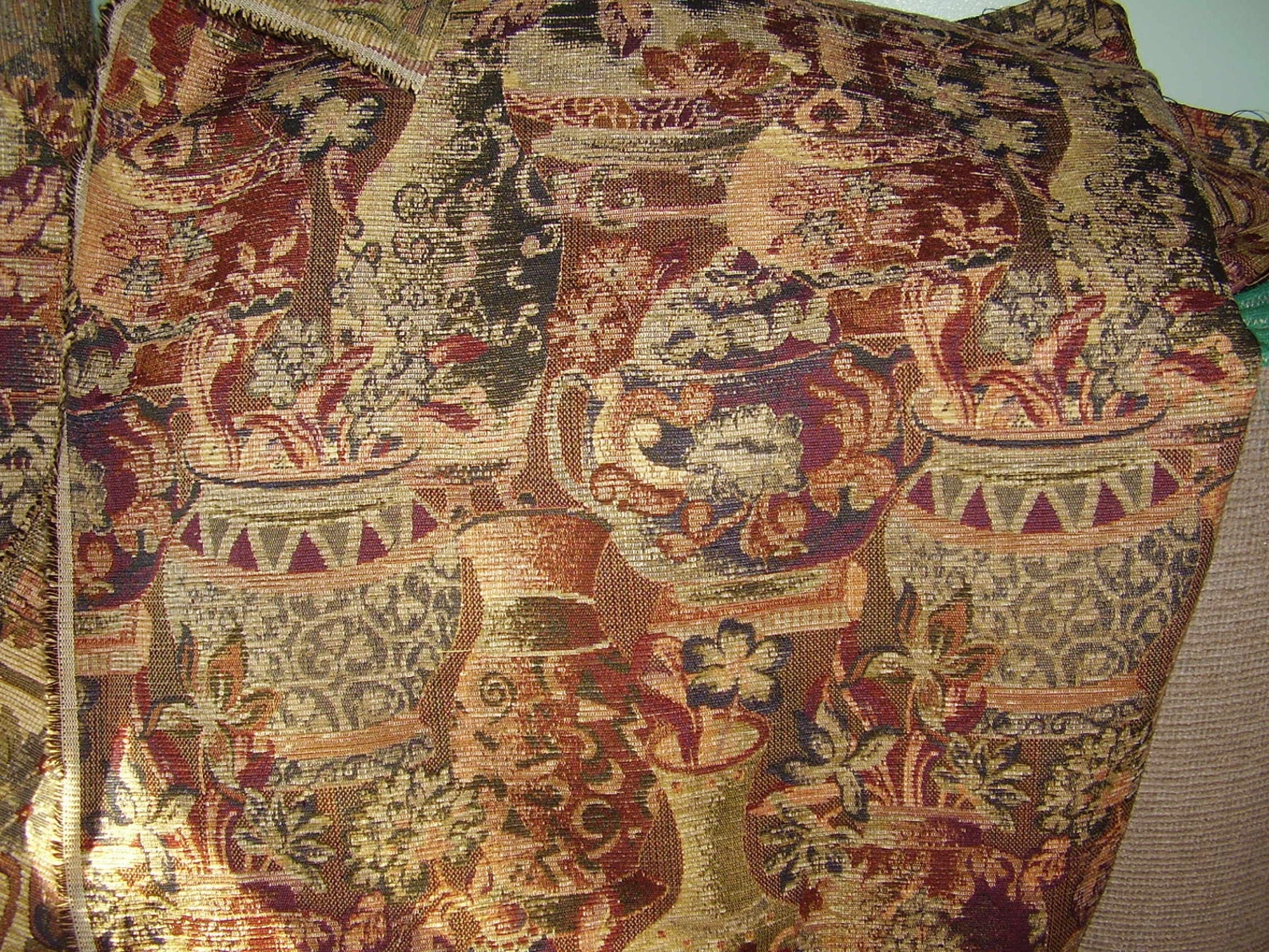 Quality Chenille Upholstery Tapestry Fabric Depicting Etsy