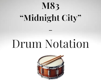 Midnight City - Drum Lesson / Educational Exercise (Inspired by M83)
