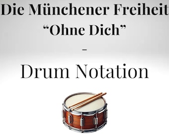 Ohne Dich - Drum Lesson / Educational Exercise (Inspired by Die Münchener Freiheit)