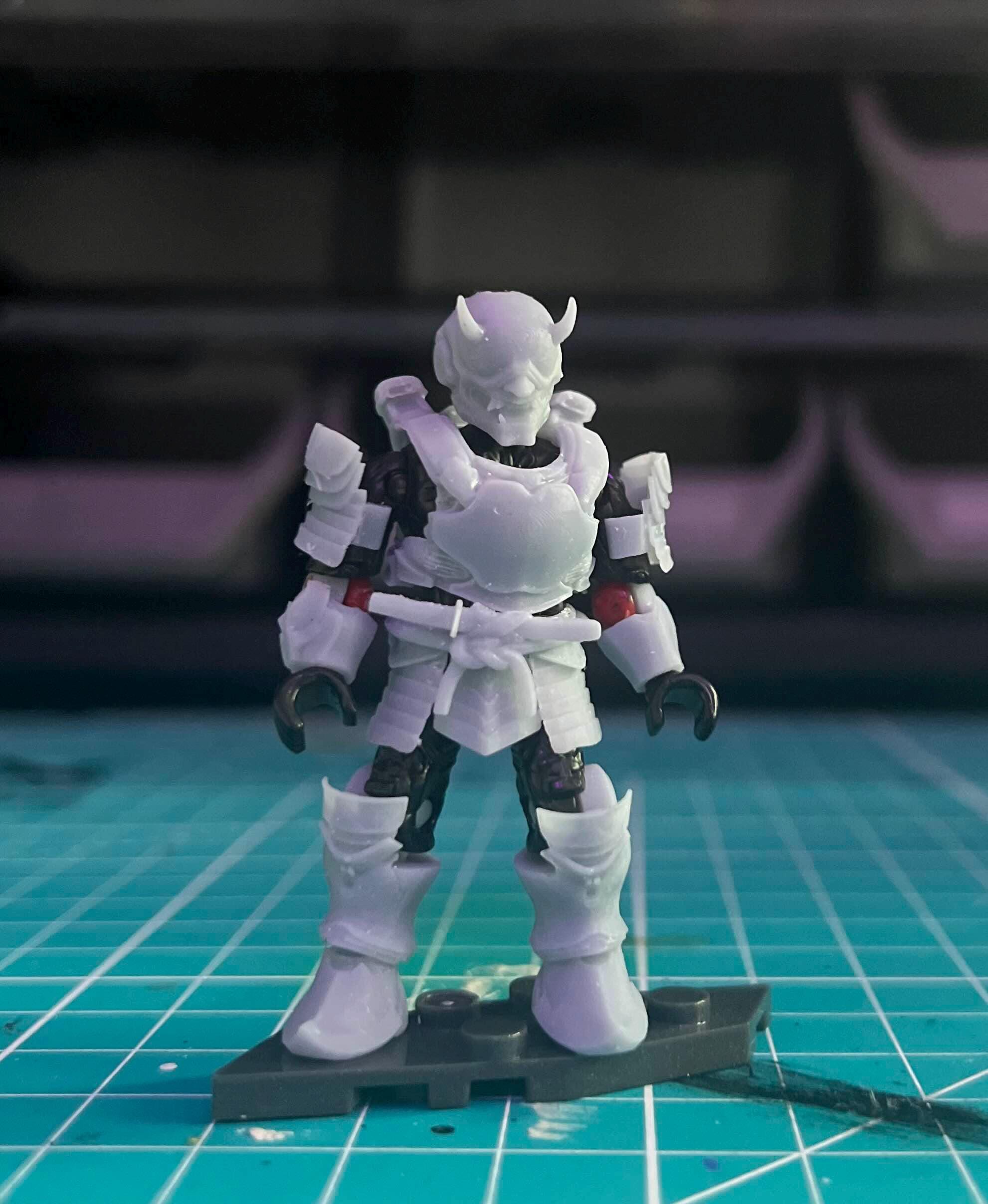 Figurine Helldivers à Peindre 1/24 – Soldat Futuriste Résine – Kit Maquette Jeu Vidéo