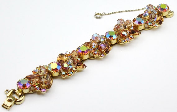 Juliana Topaz Rhinestone Cluster Bracelet, Book P… - image 3