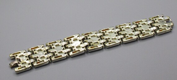Coro, White Thermoset Bracelet. Vintage 1950s Jew… - image 5