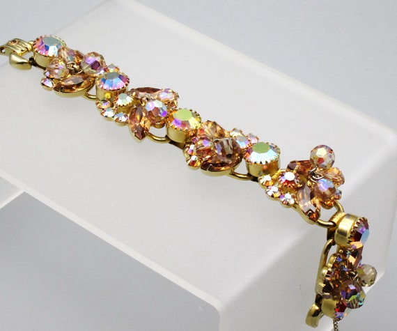 Juliana Topaz Rhinestone Cluster Bracelet, Book P… - image 5