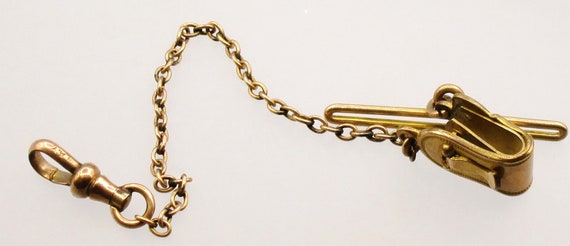 Antique Victorian, Edwardian GP Watch Chain with … - image 3