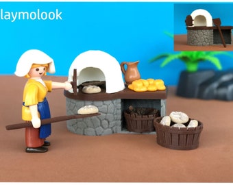 Playmolook de Playmolook en Etsy PUESTO ALFOMBRAS CON SOPORTE CUSTOM BELEN MEDIEVAL PLAYMOBIL
