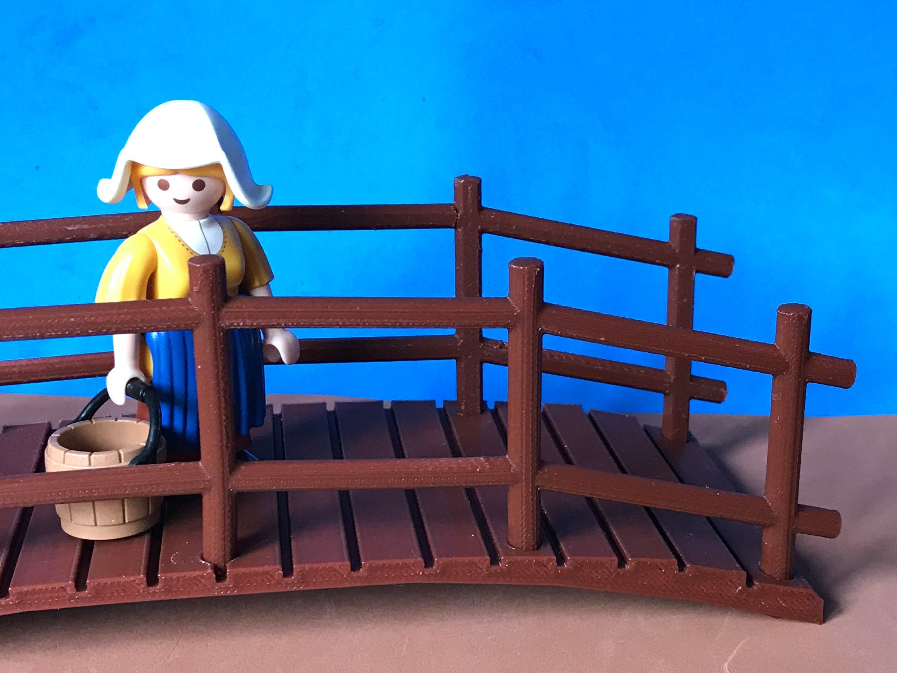 Bridge Print 3d Miniature Scale Playmobil West Western Etsy Uk
