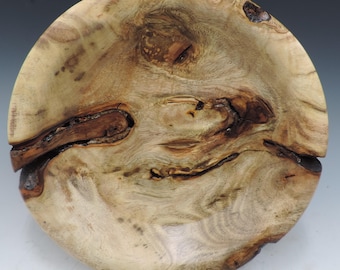 9インチのスポルテッドマートルウッドボウル