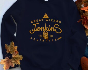 Wizard Howl Sweatshirt, Jenkins Pendragon, Moving Castle Shirt, Japanese Shirt, Anime Sweatshirt, Calcifer Shirt, Unisex Clothing