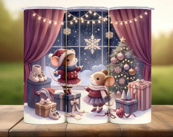 Wrap notenkraker muizen balletbeker: kerst, png (digitale download)