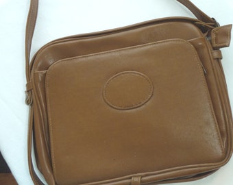 VINTAGE BROWN PURSE Shoulder Bag Shoulder Strap Pockets Plastic Purse Womens Accessories Vintage Purse Handbag Retro Buckle