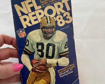 NFL REPORT '83, Scouting Reports on the 28 NFL Teams, Football Players, Information, Paperback