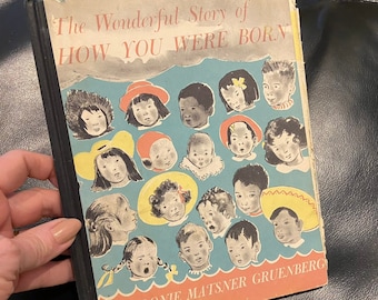 The Wonderful Story of HOW YOU Were BORN by Sidonie Matsner Gruenberg, Vintage 1953, Hardcover Book