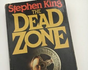 STEPHEN KING The Dead Zone Vintage 1979 Hardcover Book Novel Collectible Book Dust Jacket