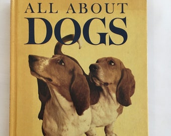 All About Dogs by Carl Burger, Vintage 1962, Dog Pictures, Drawings, Dog History, Dog Information, Gift Idea