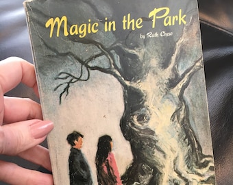 MAGIC in THE PARK by Ruth Chew, Vintage 1972, First Printing, Softcover Childrens Book, Illustrations