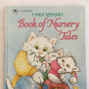 Book of Nursery Tales, Childrens Book, by Cyndy Szekeres, Vintage 1987, Hardcover Book, Nice Illustrations image 1