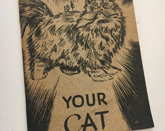 Your Cat by Emily DeHaas First Edition 1951 RARE All Pets Magazine Collectible Softcover Book