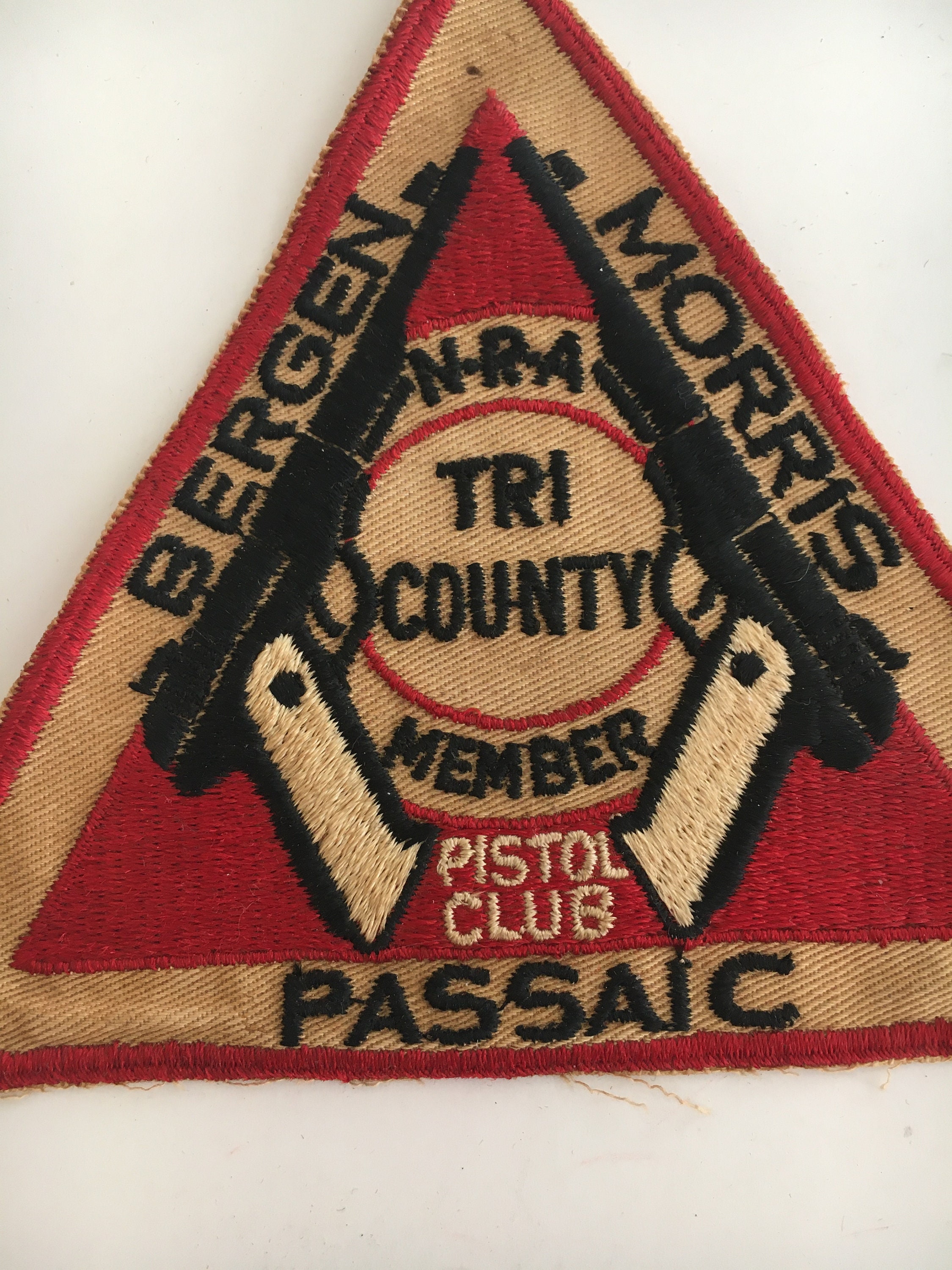 RARE Bergen Morris Passaic NRA Tri Country Member Pistol Club Vintage ...