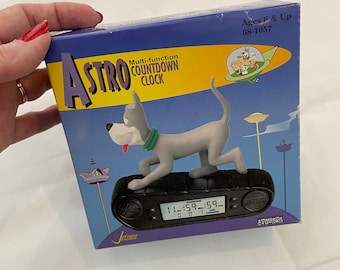 ASTRO COUNTDOWN CLOCK Multi Function Radio Shack Vintage 1999 Original Box Collectible