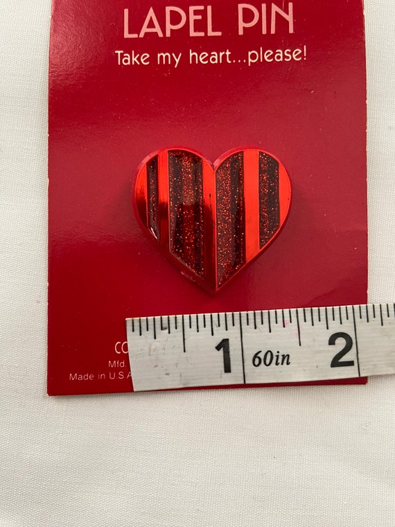 Valentine LAPEL PIN Vintage Hallmark Valentine Je… - image 5