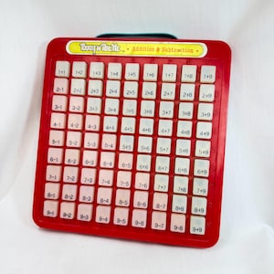 Touch n Tell Addition and Subtraction Vintage Galoob Learning Educational