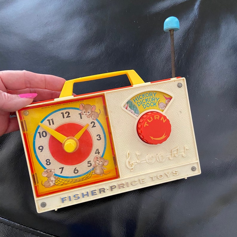 Fisher Price Toys Hickory Dickory Dock Vintage 1964 Musical Etsy
