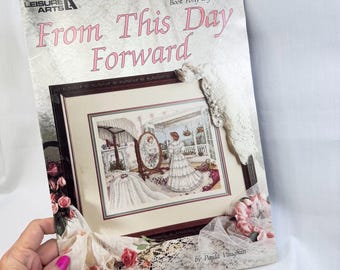 Cross Stitch Pattern From This Day Forward Leisure Arts Leaflet 2210 Sewing Pattern