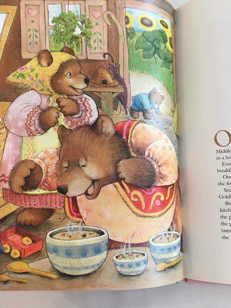 Book of Nursery Tales, Childrens Book, by Cyndy Szekeres, Vintage 1987, Hardcover Book, Nice Illustrations image 5