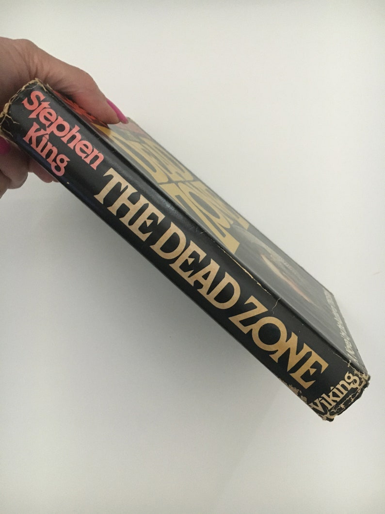 STEPHEN KING The Dead Zone Vintage 1979 Hardcover Book Novel Collectible Book Dust Jacket image 2