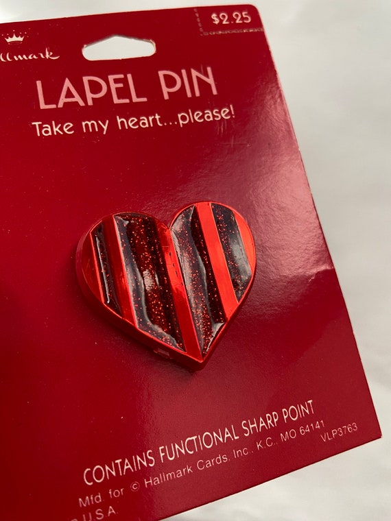 Valentine LAPEL PIN Vintage Hallmark Valentine Je… - image 1