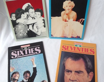 4 NEWSWEEK Booklets, History from 40s-70s, Pictures, Information, Collectible, News, Vintage Books