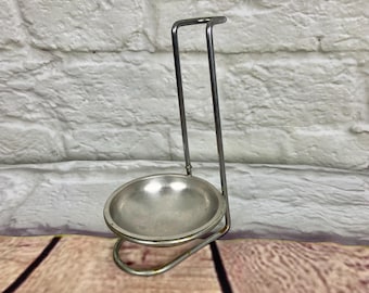 Metal SPOON REST Standing Ladle Rest Kitchen Accessory Vintage Spoon Holder