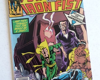 Power Man and Iron Fist No 92 Marvel Comics Group Vintage Comic Book Stan Lee Vintage Ads Super Hero Cracker Jack Ad Collectible Damaged